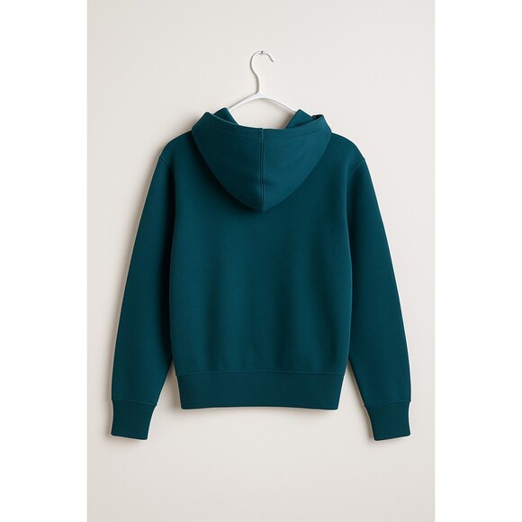 Merokeety Pullover Hoodie Sweatshirt Women Small Teal Blue Kangroo Pocket Soft - Picture 3 of 7